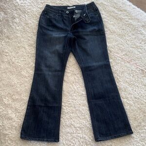 Chico's Dark Blue Flare Jeans